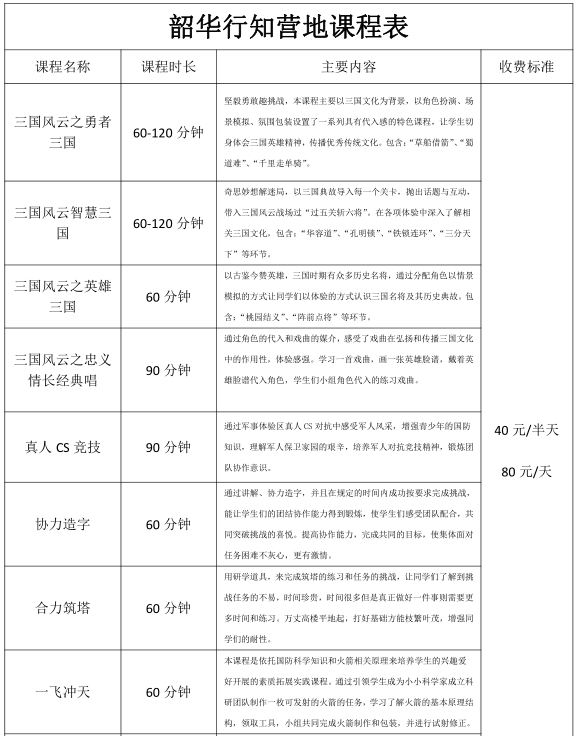 当阳韶华行知研学营地